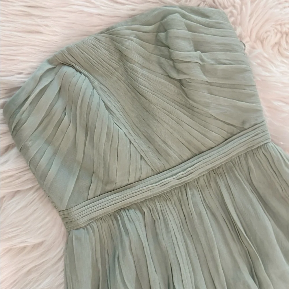 BNWT J.Crew Mindy Strapless Dress Dusty Shale size 00 $290 - Picture 11 of 13